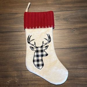 Deer Christmas stocking